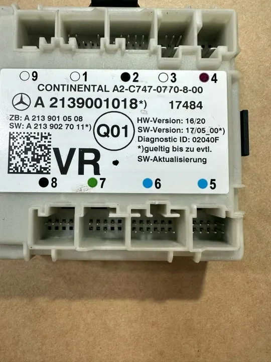 Módulo porta dianteira direita OEM A2139001018 Mercedes Classe E image 4