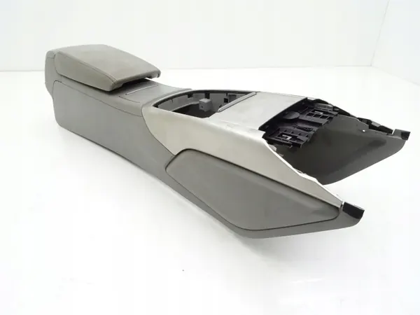 Mittelkonsole Armauflage OEM 4G0863244 Leder grau kariert image 4
