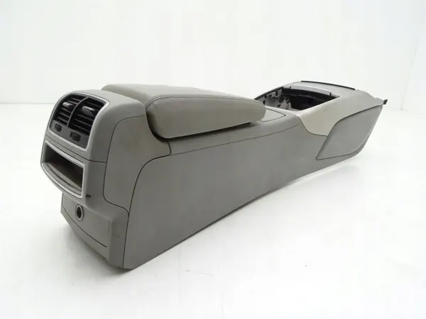 Mittelkonsole Armauflage OEM 4G0863244 Leder grau kariert image 6