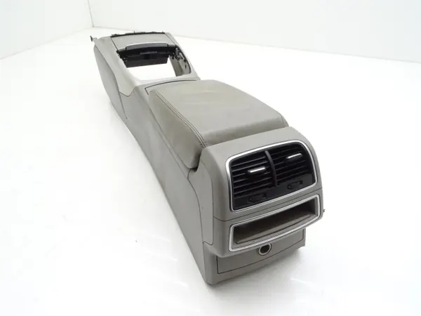 Mittelkonsole Armauflage OEM 4G0863244 Leder grau kariert image 8