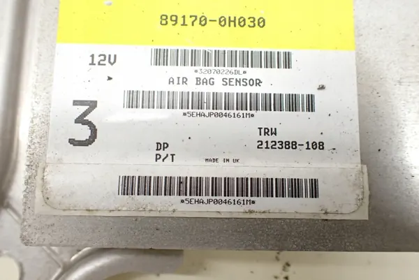Module airbag OEM 89170-0H030 pour Toyota Aygo image 3
