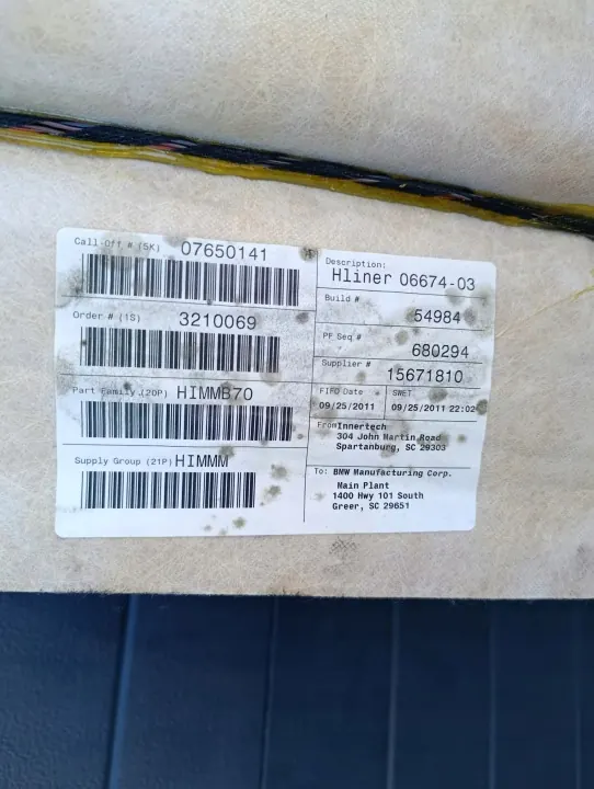 Teto BMW X5 E70 OEM - Estado Usado image 8