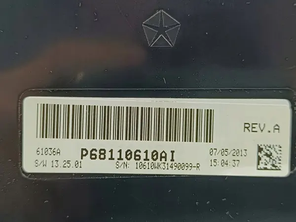 Steuergeräte Jeep Grand Cherokee 2016 OEM P68110610AI image 7