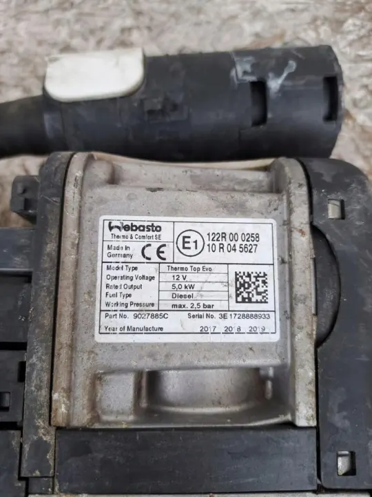 Webasto OEM 9027885C käytetty lämmitin BMW X3 X4 image 4