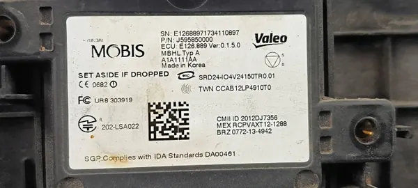 Kia Stinger döda vinkeln sensor OEM 95821-J5000 image 4