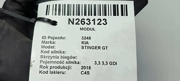 Kia Stinger döda vinkeln sensor OEM 95821-J5000 image 6