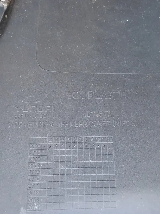Paraurti anteriore Hyundai Getz TB Lift 2005-2010 86511-1C300 image 4