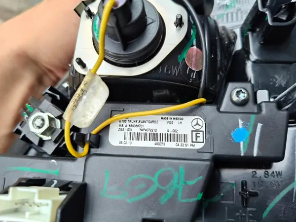 Linker achterlicht Mercedes ML W166 11- LED A1669068701 image 6