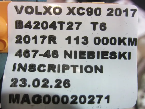 Isolation de capot Volvo XC90 OEM 31442270 image 9