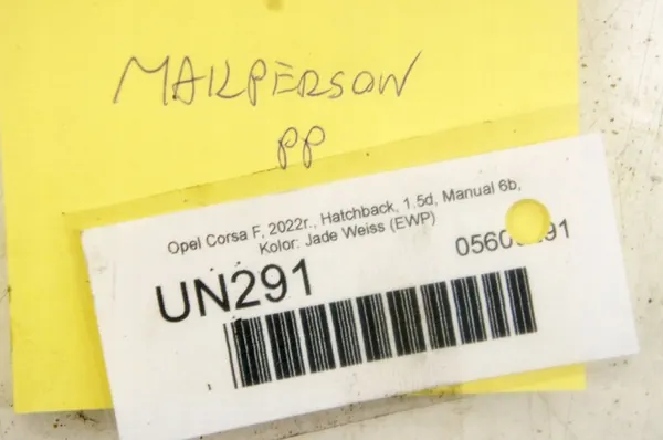 UN291 Opel Corsa F 1.5d Ammortizzatore Anteriore Destro image 7