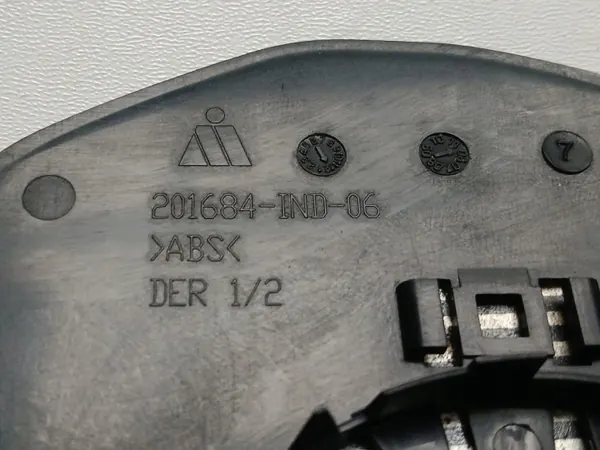 Insert Miroir Droit Bleu CITROEN C4 PICASSO OE image 3