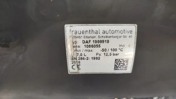 Lufttank OEM 1999919 för DAF XF 106 - Begagnad image 4