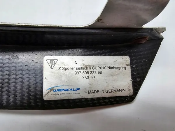 99750533398 Porsche 911 997 Kolfiber spoiler inlopp image 5
