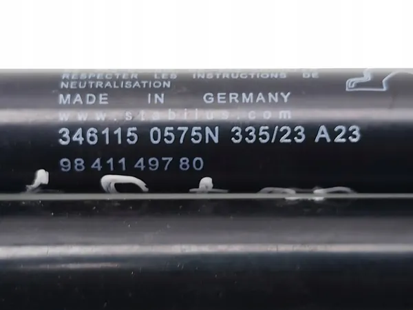 OEM 9841149780 Amortecedor Portinhola Peugeot Esquerdo Traseiro image 7