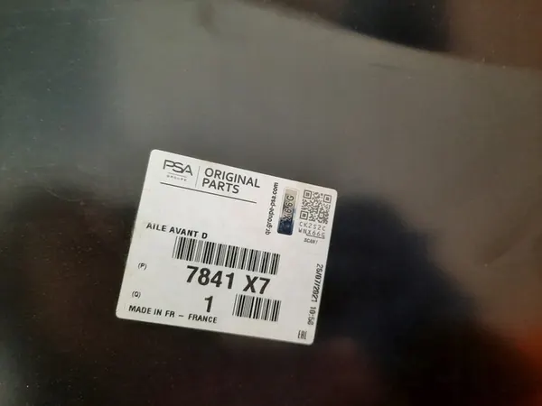 Fram höger skärm CITROEN C5 II 08-17 7841X7 image 7