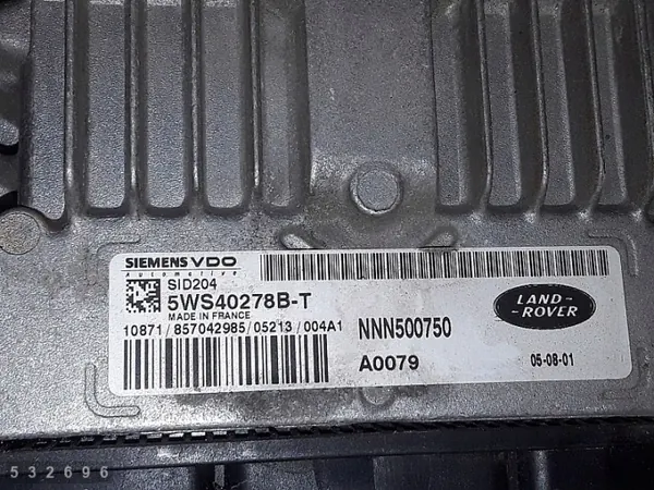 2005 Land Rover Range Rover Sport ECU 5WS40278BT image 4