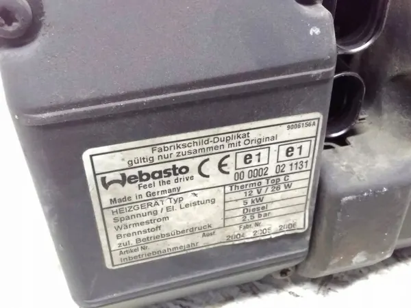 Mazda MPV 2005 Chauffage Webasto RF5G209AX image 5