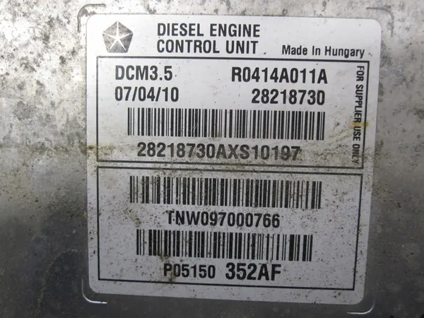 JEEP COMPASS I LIFT 2.2 CRD Unité de contrôle moteur P05150352AF image 8
