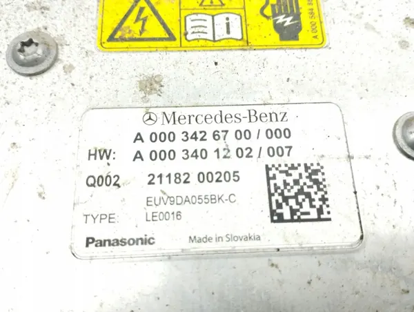 Inversor de voltaje Mercedes-Benz EQA 2022 OEM A0003426700 image 6