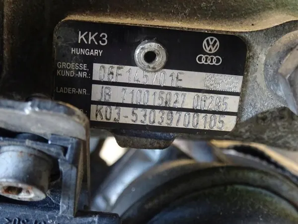 Turboaggregat AUDI A3 8P GOLF V EOS 2.0 TFSI 06F145701E image 10