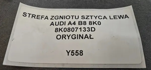 OEM 8K0807133D Vasen Murtovyöhyke Audi A4 B8 image 8