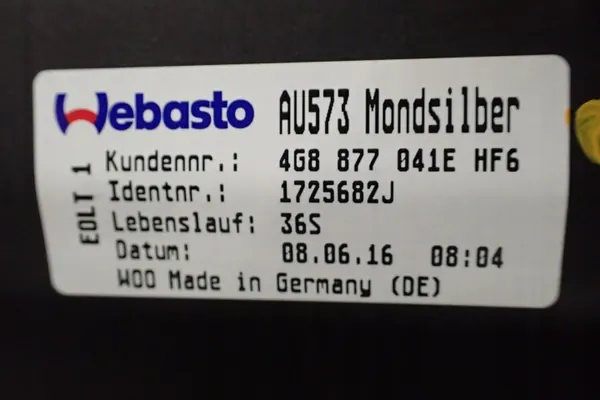 Teto Solar Audi A7 4G OEM 4G8877041E - Usado image 5