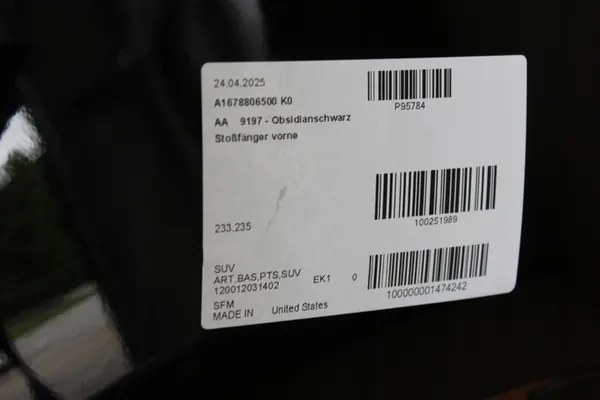Parachoques delantero Mercedes GLE 167 W167 SUV USA A1678806500 image 8