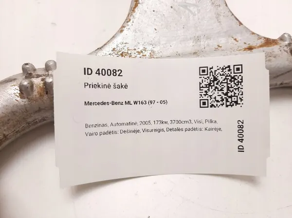 Braccio di controllo anteriore sinistro Mercedes ML W163 Lift 2.7 image 7