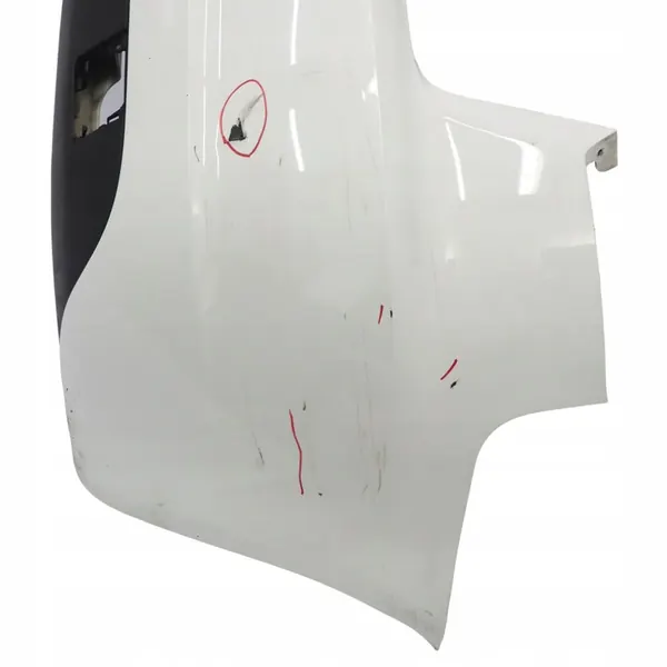 Audi A3 8P Sportback Parachoques Trasero Ibis White - Y9C image 8