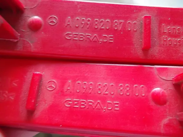 Reflectores Mercedes A0998208800 A0998208700 Parachoques Trasero image 3