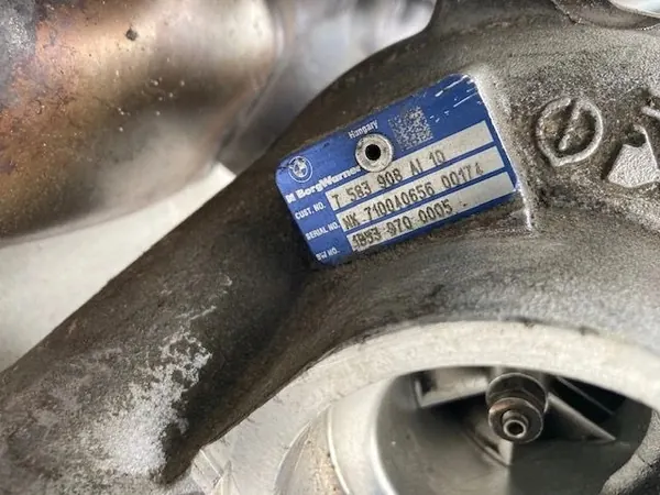 Turbo BMW F06 F07 F10 F12 usado OEM 7583908 image 3