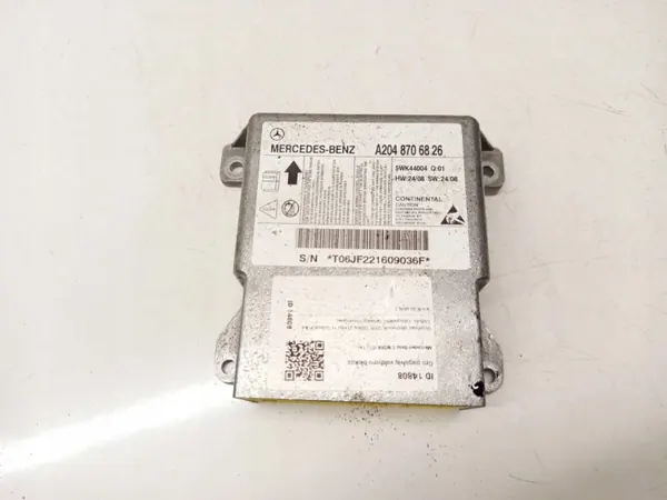 Module airbag SRS Mercedes-Benz C-Class OEM A2048706826 image 2