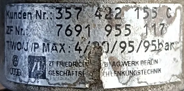 VW POLO III 6N 1.3 Bomba de Direção Assistida image 2