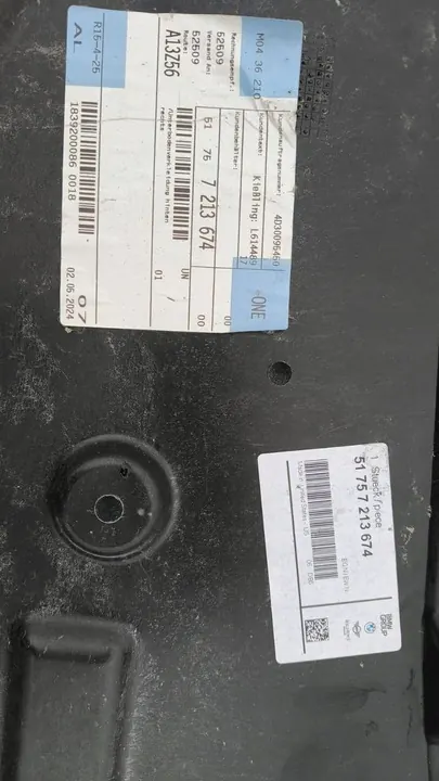 BMW X3 F25 X4 F26 Underkörningsskydd Höger Bak 51757213674 image 3