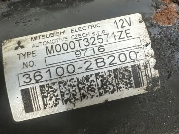 Motor de arranque Hyundai i30 2010 OE 36100 2B200 image 4