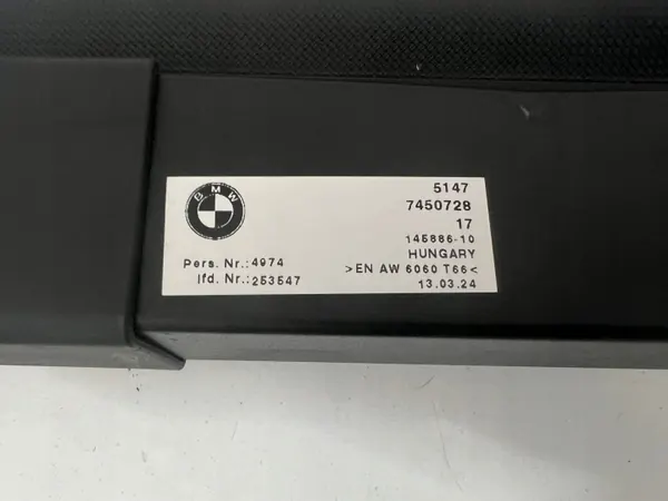 BMW G21 Kofferraum-Rollo OEM 7450728 - Schwarz image 4
