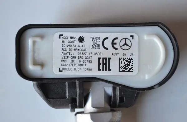 4× SENSOR DE PRESSÃO DE PNEU MERCEDES A0009050030 C-24 image 8