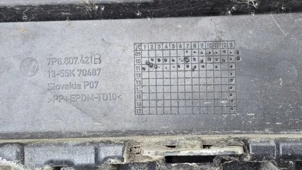 Paraurti posteriore completo cablaggio PDC VW Touareg II image 10