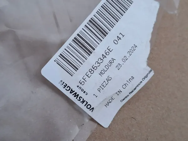 SEAT LEON IV Break Garniture de Fenêtre Arrière Droite Noire 5FE853346E image 7