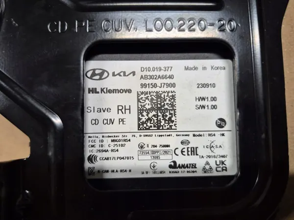 Kia X-Ceed dode-hoeksensor OEM 99150-J7900 rechts image 5