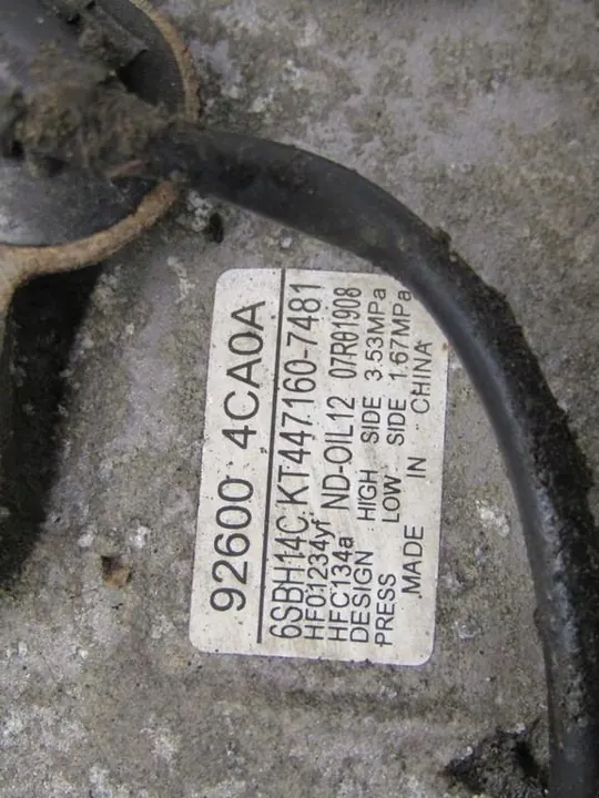 Compressore Aria Condizionata 1.6 DCI Nissan X-Trail T32 92600-4CA0A image 5