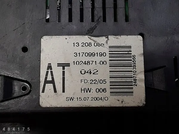 Opel Vectra C displayscherm OEM 317099190 image 6