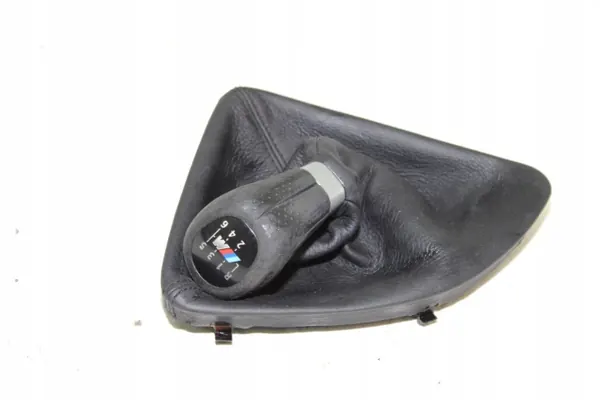 Pommeau de levier BMW E87 E81 manuel cuir OEM image 2