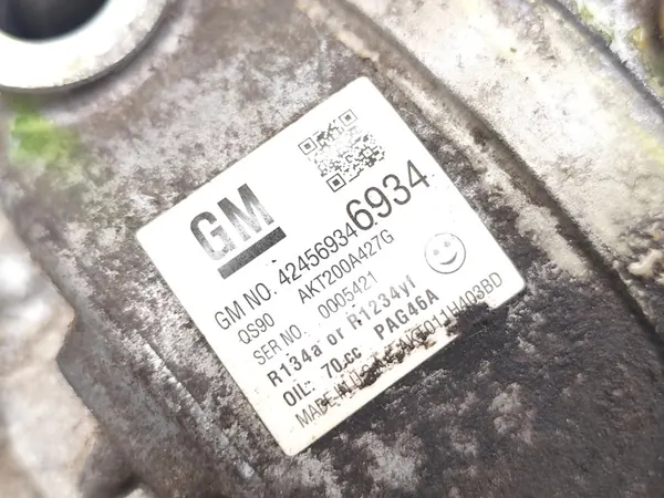 Compressore A/C Vauxhall Mokka 1.6 CDTi OEM 42456934 image 7