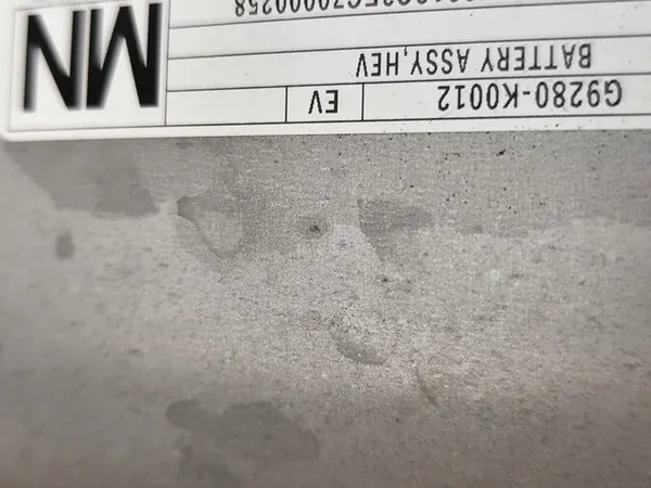 TOYOTA YARIS IV HYBRIDE BATTERIJ G9280-K0012 image 2