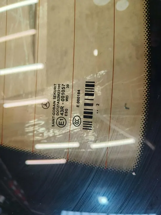 Mercedes W212 Achterruit OEM SZYBA TYLNA W212 image 5