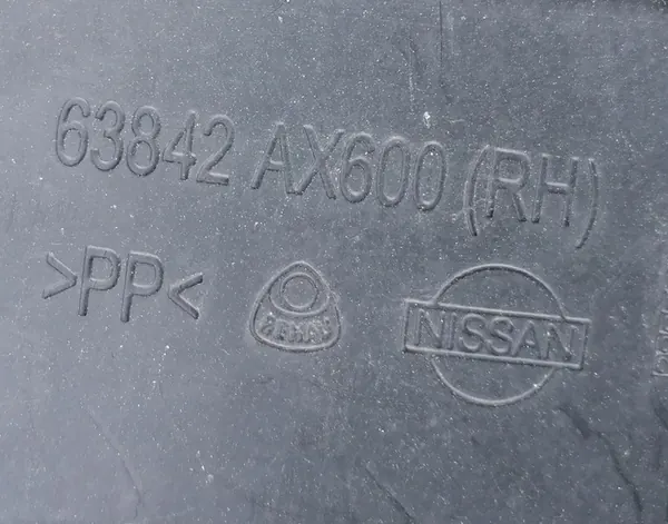 Nissan Micra K12 Front Right Wheel Arch 63842AX600 image 2