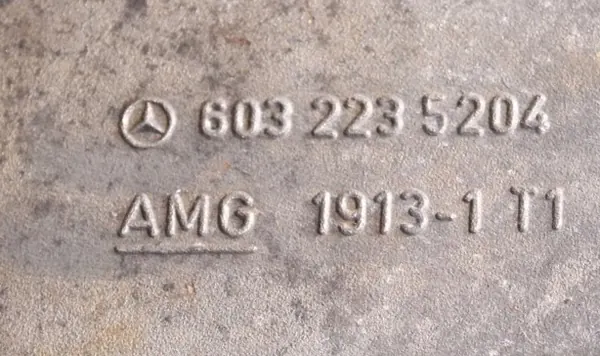 Supporto Motore Mercedes W140 93r OEM 1242402617 image 5