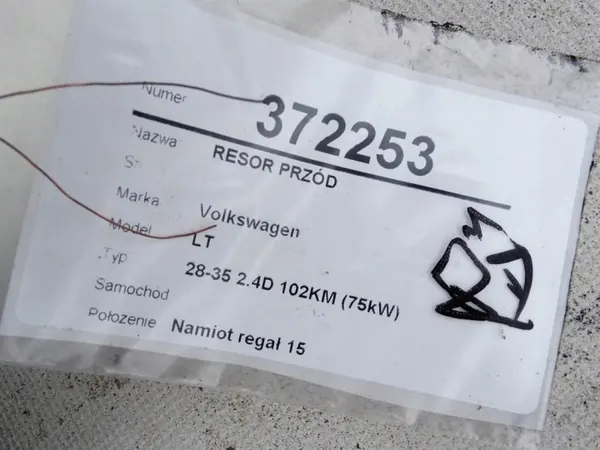 Ressort Avant Droit OEM LORK-716-1894 pour VW LT image 5
