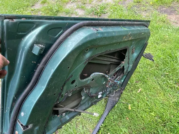 Höger Framdörr BMW E46 Sedan Kombi Meergrun image 3